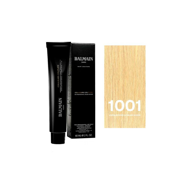 Balmain Professionnel Couleurs Couture Permanent Hair Dye 1001 Superlightener Extra Ash Blonde, 60 ml