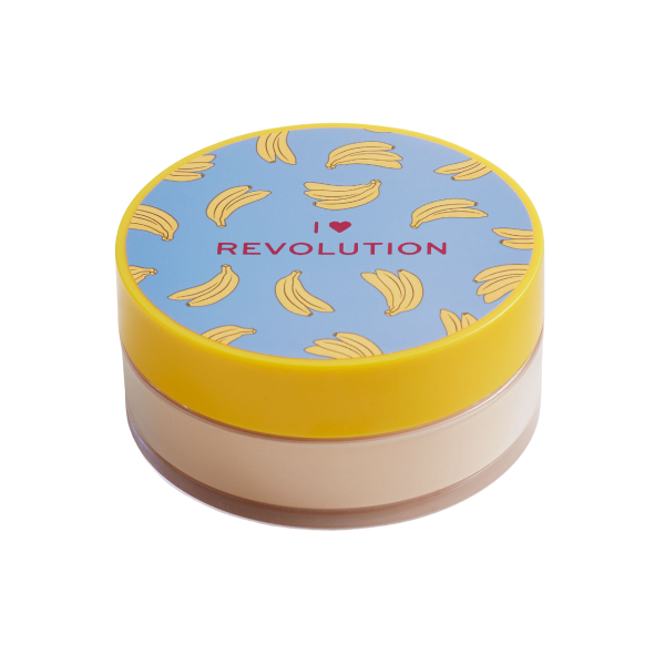 Makeup Revolution I Heart Revolution Loose Setting Powder Banana, 22 g