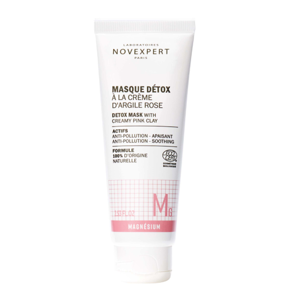 Novexpert puhastav mask roosa savi ja magneesiumi Detoxiga, 75 ml