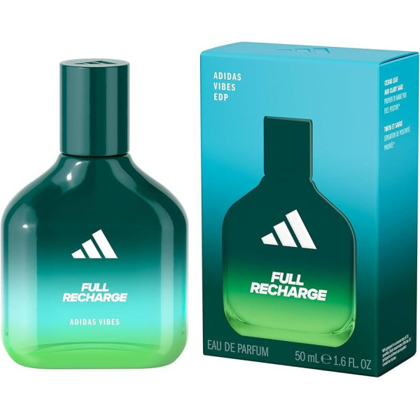 Adidas Vibes Full Recharge EDP lõhnastatud vesi unisex, 50 ml