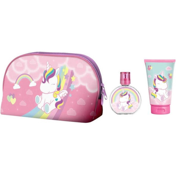 Air-Val Eau My Unicorn komplekt lastele (EDC, 50 ml + dušigeel, 100 ml + kosmeetika)