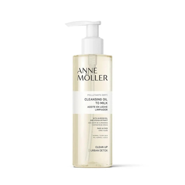 Anne Möller Clean Up Cleansing Oil To Milk puhastav näoõli-piim, 200 ml