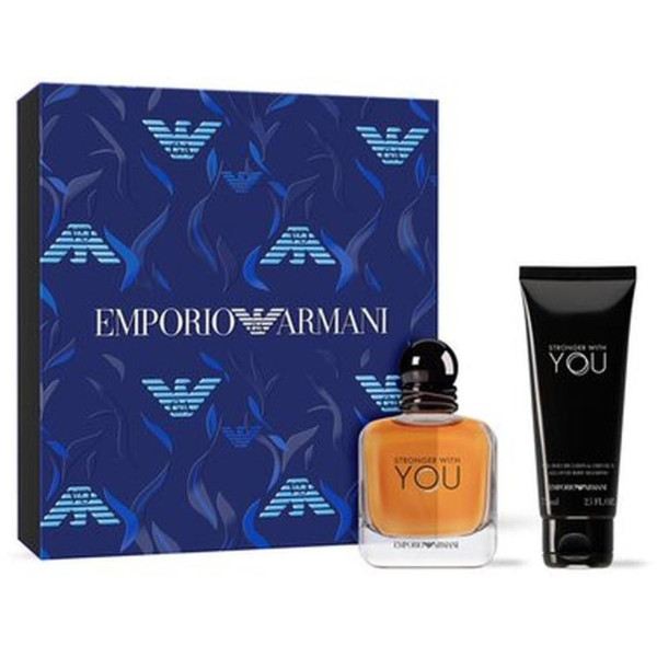 Armani Stronger With You komplekt meestele (EDT, 50 ml + dušigeel, 75 ml)