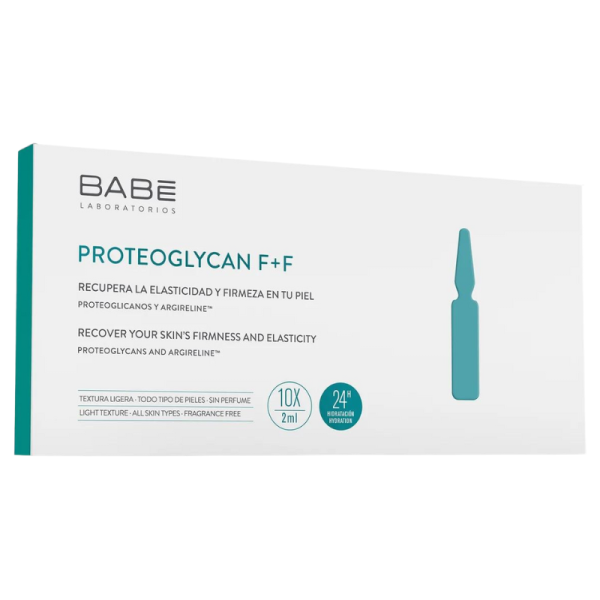 Babe PROTEOGLYCAN F+F pinguldavad kontsentreeritud näoseerumi ampullid, 10 x 2 ml