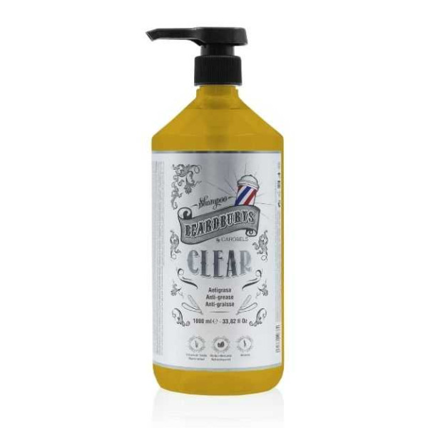 Beardburys Clear sügavpuhastav juuksešampoon, 1000 ml