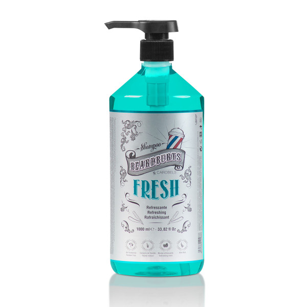 Beardburys Fresh õrnalt jahutav juuksešampoon, 1000 ml