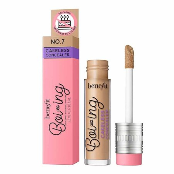 Benefit Boi-ing Cakeless Concealer vedel peitekreem, toon: 7 Medium Warm, 5 ml