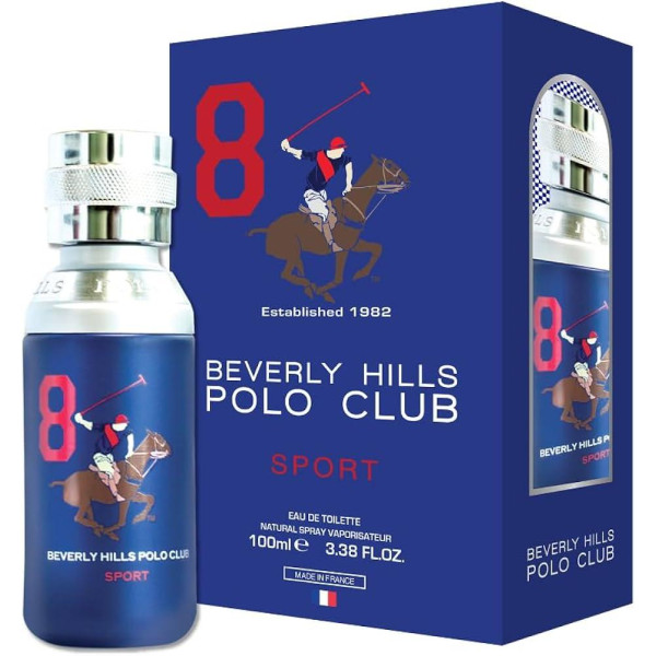 Beverly Hills Polo Club 8 Sport EDT tualettvesi meestele, 100 ml