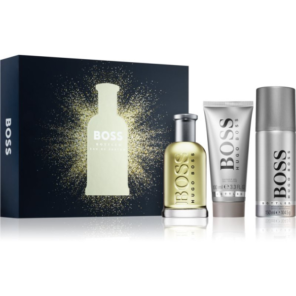 BOSS pudelikomplekt meestele (EDT, 100 ml + dušigeel, 100 ml + deodorant, 150 ml)