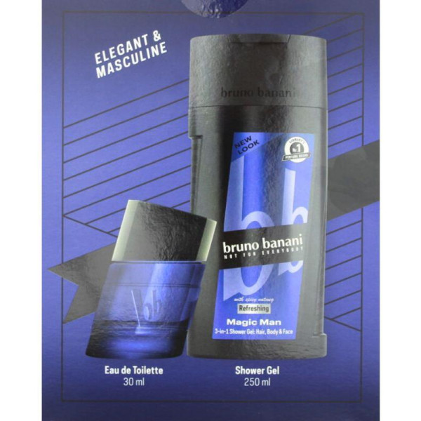 Bruno Banani Magic Man komplekt meestele (EDT, 30 ml + dušigeel, 250 ml)