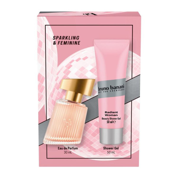 Bruno Banani Radiant Woman komplekt naistele (EDP, 30 ml + dušigeel, 50 ml)