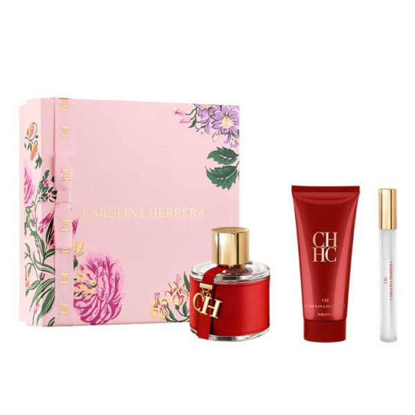 Carolina Herrera Ch Set naistele (EDT, 100 ml + kehakreem, 100 ml + EDT, 10 ml)