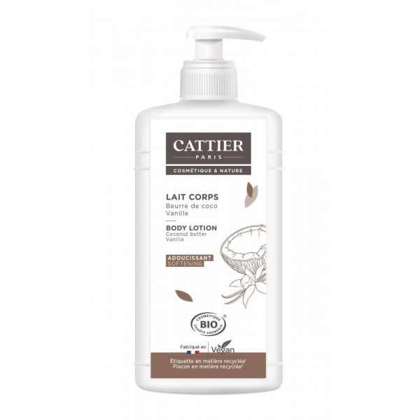 Cattier Coconut Vanilla Softening Body Milk kehapiim, 500 ml