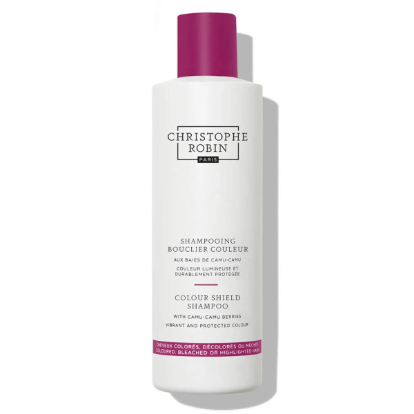 Christophe Robin COLOR SHIELD šampoon Camu-Camu marjadega šampoon värvitud juustele, 250 ml