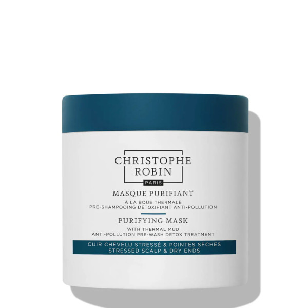 Christophe Robin PURIFYING Mask termomudaga puhastav juuksemask termomudaga, 250 ml