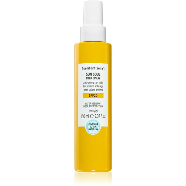 Comfort Zone Sun Soul Milk Spray SPF 20 päikesekaitsepiim, 150 ml