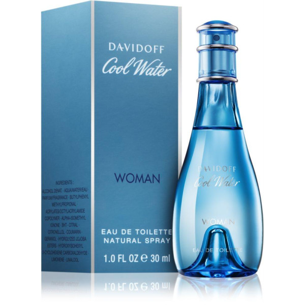 Davidoff Cool Water Woman EDT tualettvesi naistele, 30 ml