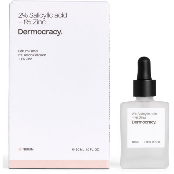 Dermocracy 2% salitsüülhapet + 1% tsinki sisaldav näoseerum, 30 ml