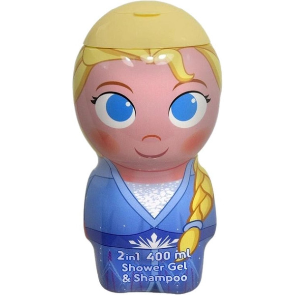 Disney Air-Val Frozen Elsa šampoon-dušigeel lastele 2in1, 400 ml