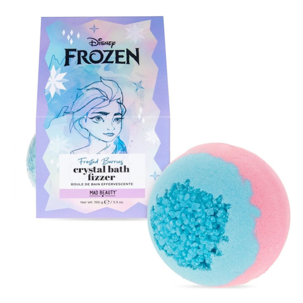 Disney Mad Beauty Frozen Crystal Bath Fizzer vannipomm, 150 g