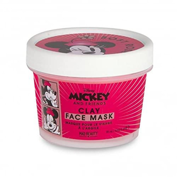 Disney Mad Beauty Mickey & Friends Clay Mask - Minnie Soft Rose näomask lastele, 90 ml