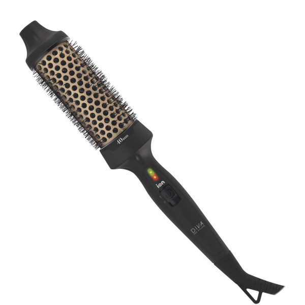 Diva Pro Styling Ceramic Hot Brush 40 mm juuste kujundamise kamm