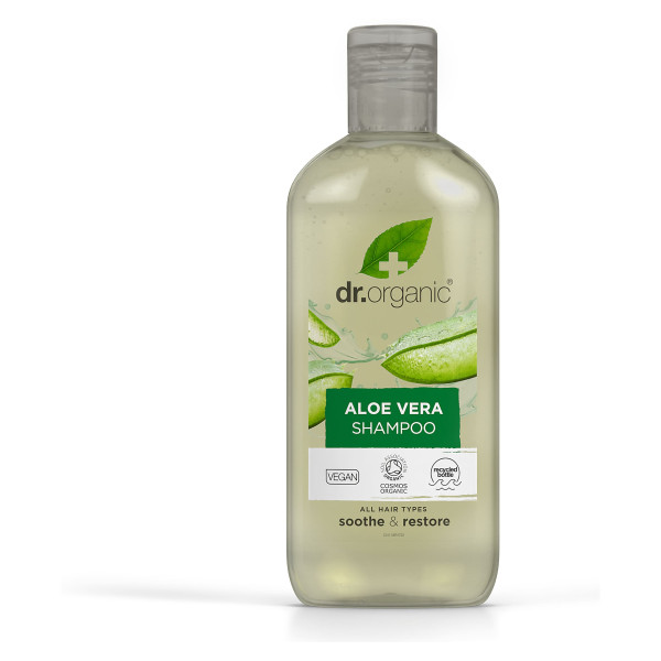 Dr Organic Aloe Vera šampoon, 265 ml