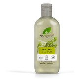 Dr.Organic Tea Tree Shampoo puhastav šampoon rasustele juustele, 265 ml