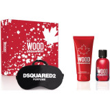 Dsquared2 Red Wood komplekt naistele (EDT, 50 ml + dušigeel, 100 ml + unemask)