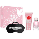 Dsquared2 Wood komplekt naistele (EDT, 50 ml + dušigeel, 100 ml + unemask)