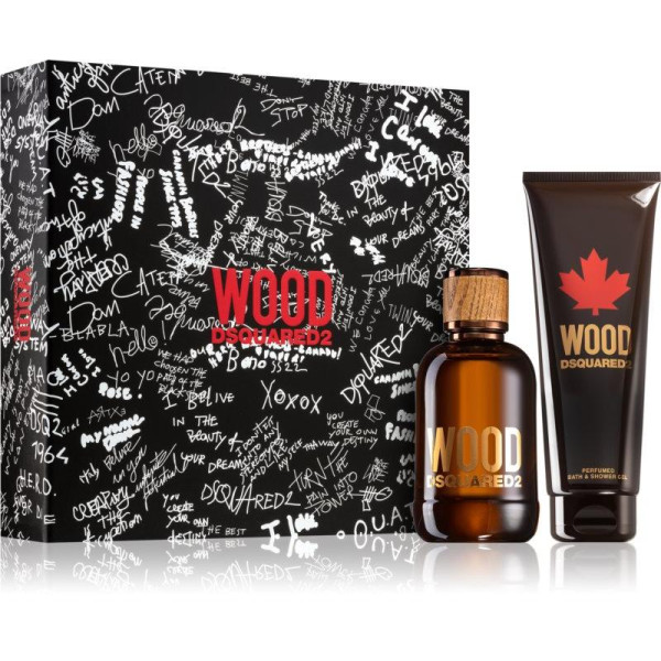 Dsquared2 Wood komplekt meestele (EDT, 100 ml + dušigeel, 150 ml)