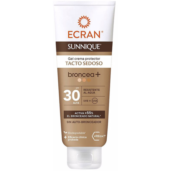 Ecran Sunnique Broncea Gel-Crema SPF 30 kaitsegeel-päikesekaitsekreem, 250 ml