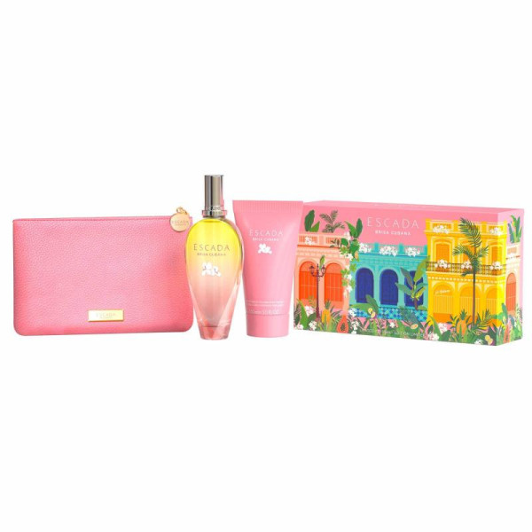 ESCADA Brisa Cubana komplekt naistele (EDT, 100 ml + kehakreem, 150 ml + kosmeetika)