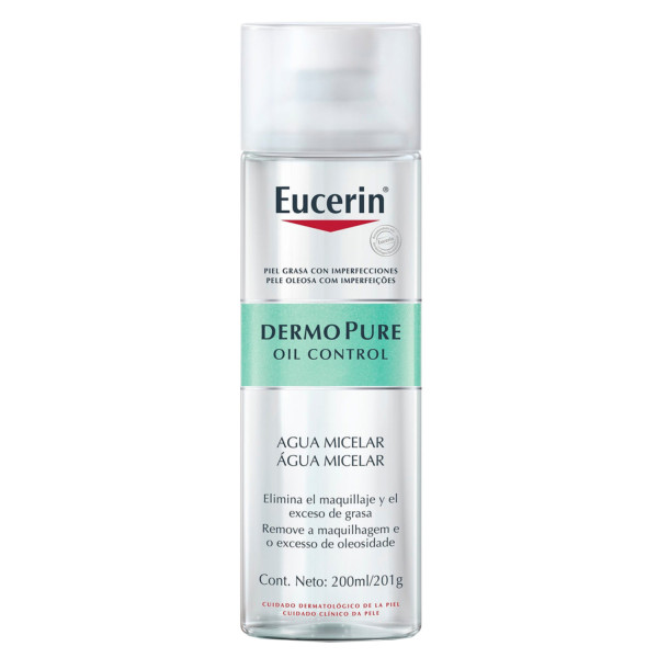 Eucerin Dermopure Oil Control Mitsellaarvesi mitsellaarvesi, 200 ml