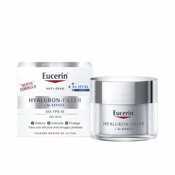 Eucerin Hyaluron-Filler päevakreem Dry Skin SPF 15 päevakreem kuivale nahale, 50 ml