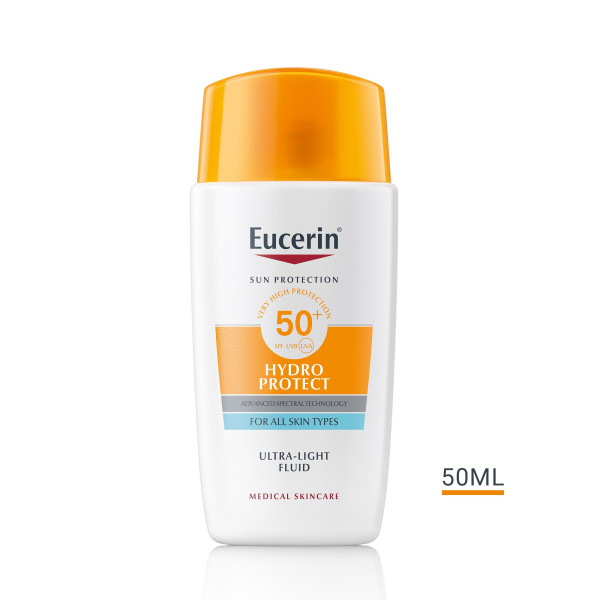 Eucerin Hydro Protect ülikerge näovedelik päikese eest SPF 50+, 50 ml