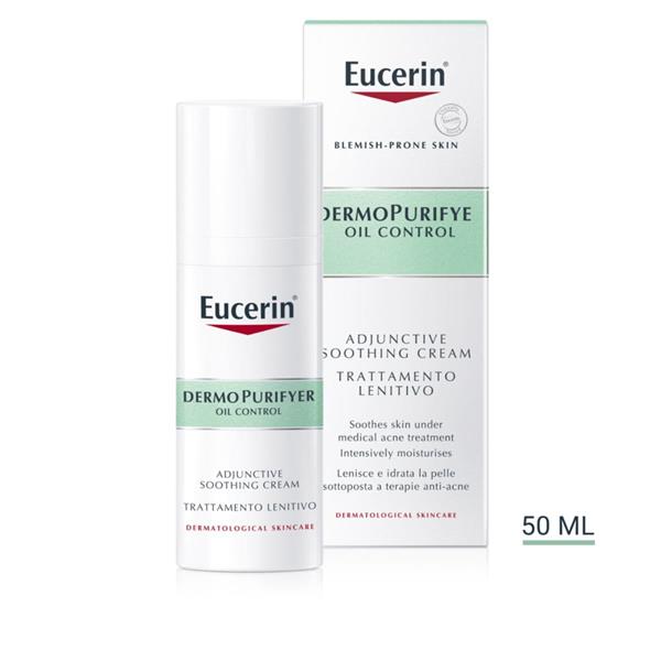 EucerinDermoPurifyer Oil Control Adjunctive Soothing Cream rahustav kreem, 50 ml