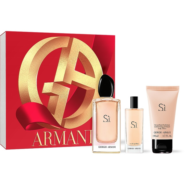 Giorgio Armani Si EDP komplekt naistele (EDP, 100 ml + kehakreem, 50 ml + EDP, 15 ml)