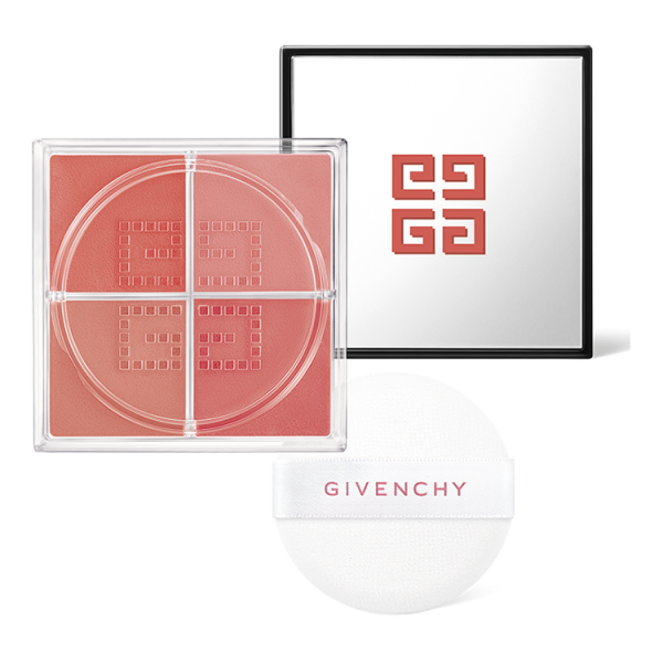 Givenchy PRISME LIBRE BLUSH 4-Color Loose Powder Blush 4-värviline lahtine puuderpõsepuna, toon: 03 Voile Corail