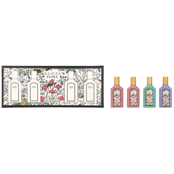 Gucci Flora Miniatures Gifset miniatuuride komplekt, 4 x 5 ml