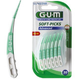 Gum Soft-Picks Advanced Regular / Medium Interdental Brushes hambavaheharjad, 30 tk.