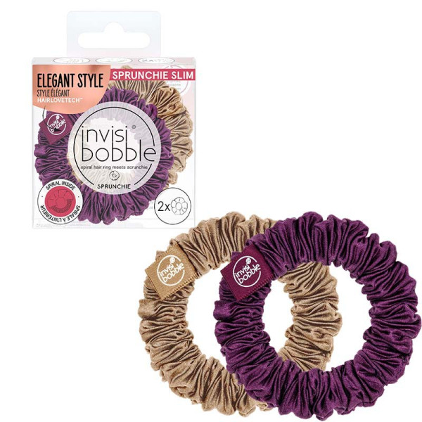 Invisibobble Sprunchie Slim Snuggle Realilt, 2 tk.