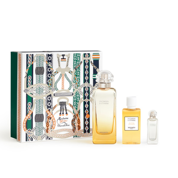 Hermes Un Jardin a Cythere komplekt Unisex (EDT, 100 ml + EDT, 7,5 ml + dušigeel, 40 ml)