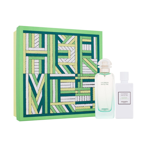 Hermes Un Jardin Sur Le Nil EDT Unisex komplekt (EDT, 100 ml + kehakreem, 80 ml)