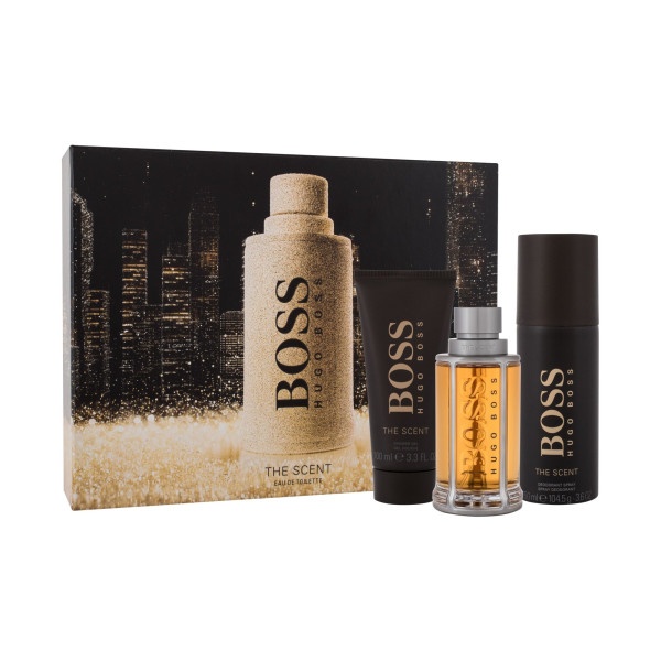 HUGO BOSS Boss The Scent EDT komplekt meestele (EDT, 100 ml + deodorant, 150 ml + dušigeel, 100 ml)