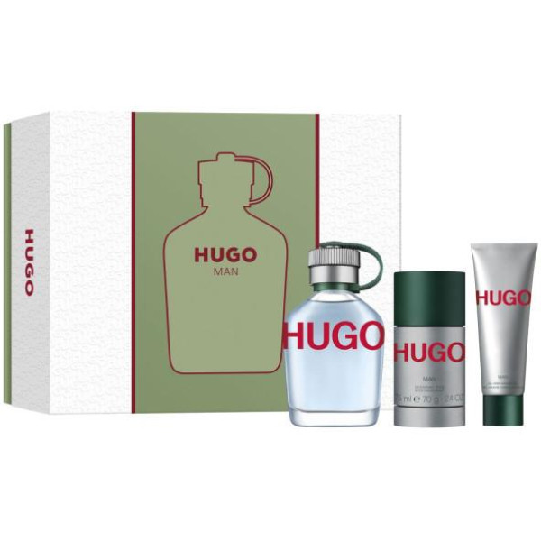 Hugo Boss HUGO Man komplekt meestele (EDT, 125 ml + deodorant, 75 ml + dušigeel, 50 ml)