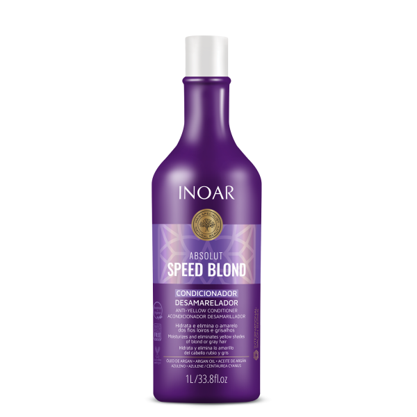 INOAR Speed Blond Conditioner - palsam blondidele juustele, 1000 ml