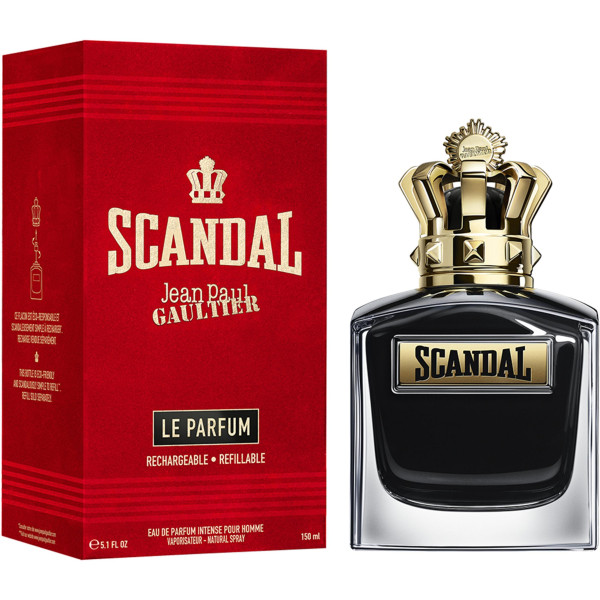 Jean P. Gaultier Scandal Le Parfum Intense EDP lõhnastatud vesi meestele, 150 ml Refillable