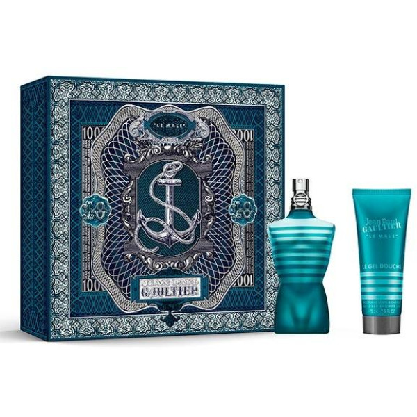 Jean Paul Gaultier Le Male komplekt meestele (EDT, 75 ml + dušigeel, 75 ml)