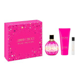 Jimmy Choo Rose Passion komplekt naistele (EDP, 100 ml + EDP, 7,5 ml + kehakreem, 100 ml)